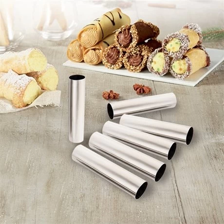 Set 6 Tubes En Inox 12,5 Cm 3 Set 6 Tubes En Inox 12,5 Cm