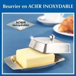 Beurrier En Acier Inoxydable -Cuisine Soldes Magasin 673167 2 1 Beurrier en acier inoxydable Wenko by Maximex