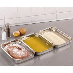 Ensemble Pour Paner En Inox -Cuisine Soldes Magasin 67316 1 1 Ensemble pour paner en inox Wenko by Maximex