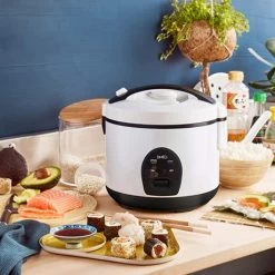 Cuiseur à Riz Inox 3L 500 W -Cuisine Soldes Magasin 713010 1 1 Cuiseur a riz inox 3L 500 W Simeo