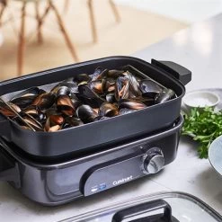 Cuisinart Multicuiseur électrique Cooking 4,7 L 1400 W Bleu Nuit -Cuisine Soldes Magasin 713018 3 3 Multicuiseur electrique Cooking 4 7 L 1400 W bleu nuit Cuisinart