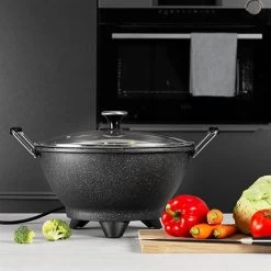 Princess Wok électrique 7 L 1400 W 01.162389.01.001 -Cuisine Soldes Magasin 718001 2 2 Wok electrique 7 L 1400 W 01 162389 01 001 Princess