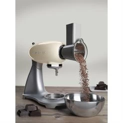 Smeg Tranchoir Et Râpe à Cylindres SMSG01 Pour Robot Sur Socle -Cuisine Soldes Magasin 720058 2 1 Tranchoir et rape a cylindres SMSG01 pour robot sur socle Smeg