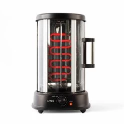 LIVOO Grill Rôtissoire Vertical 1500 W DOM323 -Cuisine Soldes Magasin 72081 1 3 Grill rotissoire vertical 1500 W DOM323 Livoo