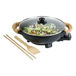 Bestron Wok électrique Avec Couvercle En Verre 1500 W -Cuisine Soldes Magasin 728059 4 1 Wok electrique avec couvercle en verre 1500 W Bestron