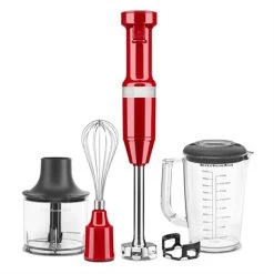 Mixeur Plongeant 5 Vitesses 180 W Rouge Empire Kitchenaid 5KHBV83EER