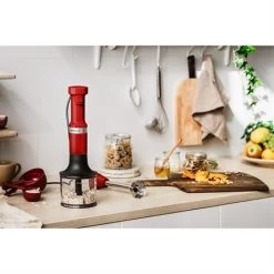 Mixeur Plongeant 5 Vitesses 180 W Rouge Empire Kitchenaid 5KHBV83EER -Cuisine Soldes Magasin 760130 3 2 Mixeur plongeant 5 vitesses 180 W rouge empire Kitchenaid 5KHBV83EER Kitchenaid