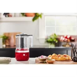 KitchenAid Hachoir électrique Sans Fil 2 Vitesses 1,18 L Rouge Empire 5KFCB519EER -Cuisine Soldes Magasin 761096 2 1 Hachoir electrique sans fil 2 vitesses 1 18 L rouge empire 5KFCB519EER Kitchenaid