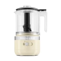 KitchenAid Hachoir électrique 2 Vitesses Sans Fil 1,18 L Crème 5KFCB519EAC -Cuisine Soldes Magasin 761098 3 1 Hachoir electrique 2 vitesses sans fil 1 18 L creme 5KFCB519EAC Kitchenaid