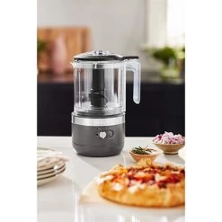 KitchenAid Hachoir électrique Sans Fil 2 Vitesses 1,18 L Gris Mat 5KFCB519EDG -Cuisine Soldes Magasin 761099 2 1 Hachoir electrique sans fil 2 vitesses 1 18 L gris mat 5KFCB519EDG Kitchenaid