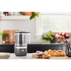 KitchenAid Hachoir électrique Sans Fil 2 Vitesses 1,18 L Gris Mat 5KFCB519EDG -Cuisine Soldes Magasin 761099 3 1 Hachoir electrique sans fil 2 vitesses 1 18 L gris mat 5KFCB519EDG Kitchenaid