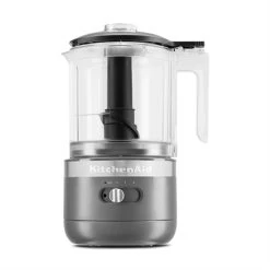 KitchenAid Hachoir électrique Sans Fil 2 Vitesses 1,18 L Gris Mat 5KFCB519EDG -Cuisine Soldes Magasin 761099 4 1 Hachoir electrique sans fil 2 vitesses 1 18 L gris mat 5KFCB519EDG Kitchenaid