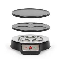 LIVOO Crêpière 2 En 1 - Crêpes Et Pancakes 1000 W DOC143 11 LIVOO Crêpière 2 En 1 - Crêpes Et Pancakes 1000 W DOC143 -Cuisine Soldes Magasin 780059 4 3 Crepiere 2 en 1 Crepes et Pancakes 1000 W DOC143 Livoo