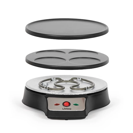 LIVOO Crêpière 2 En 1 - Crêpes Et Pancakes 1000 W DOC143 7 LIVOO Crêpière 2 En 1 - Crêpes Et Pancakes 1000 W DOC143 – Image 5
