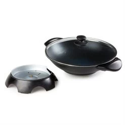 Domo Wok électrique En Aluminium 5 L DO8708W -Cuisine Soldes Magasin 780095 1 1 Wok electrique en aluminium 5 L DO8708W Domo
