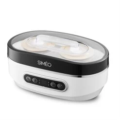 Yaourtière Automatique 4 Programmes 20 W Blanc Et Noir -Cuisine Soldes Magasin 780296 4 1 Yaourtiere automatique 4 programmes 20 W blanc et noir Simeo