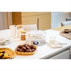LIVOO Yaourtière Digitale 7 Pots 18 W DOP216 -Cuisine Soldes Magasin 784004 4 2 Yaourtiere digitale 7 pots 18 W DOP216 Livoo